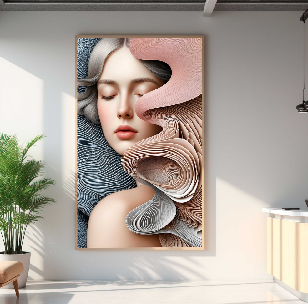 QUADRO MINIMALISTA EM ARTE ABSTRATA - #2