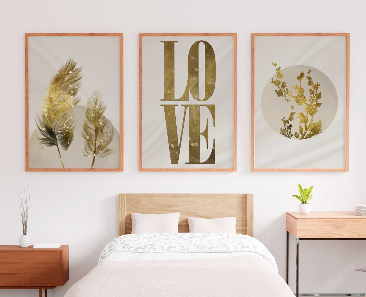 CONJUNTO ILUSTRAÇÃO LOVE FLORAL - #5