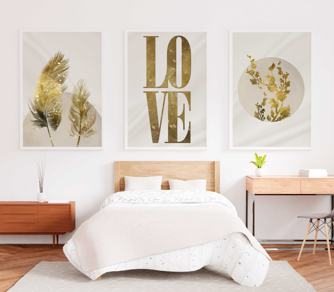 CONJUNTO ILUSTRAÇÃO LOVE FLORAL - #2