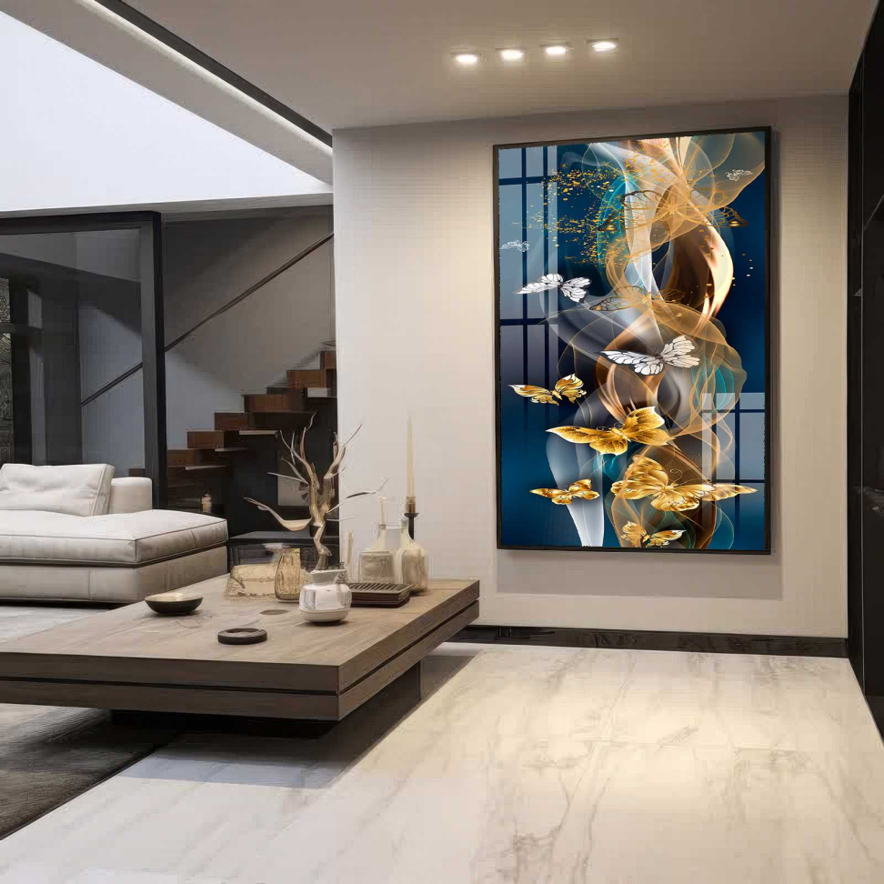 QUADRO BORBOLETAS DOURADAS DECOR - #2