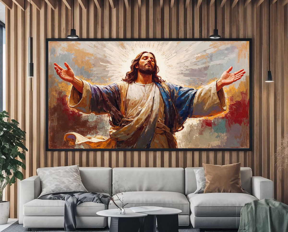 QUADRO JESUS DE BRAÇOS ABERTOS - #3