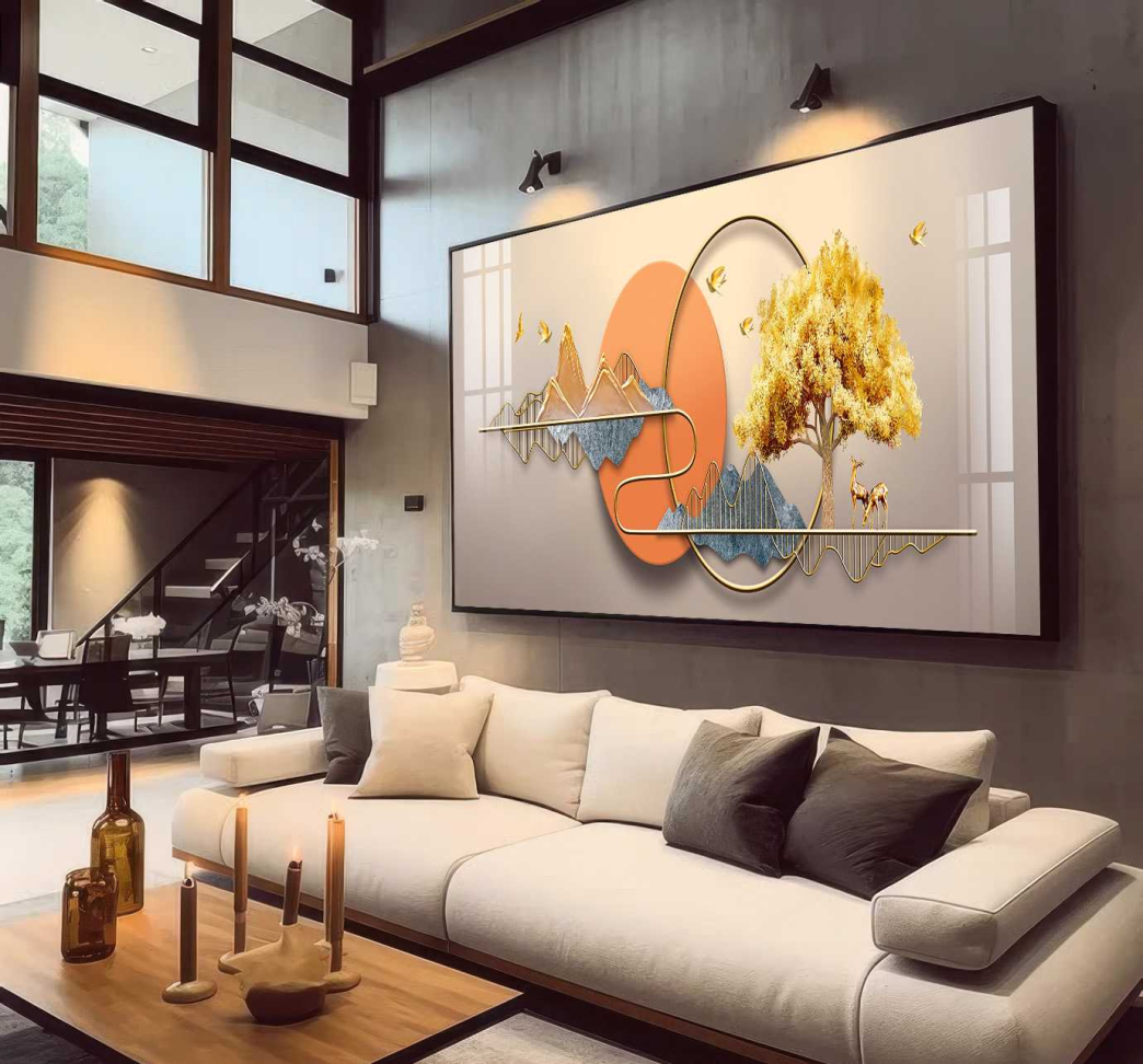 QUADRO EM ARTE ILUSTRAÇÃO DIGITAL MODERNA - #5