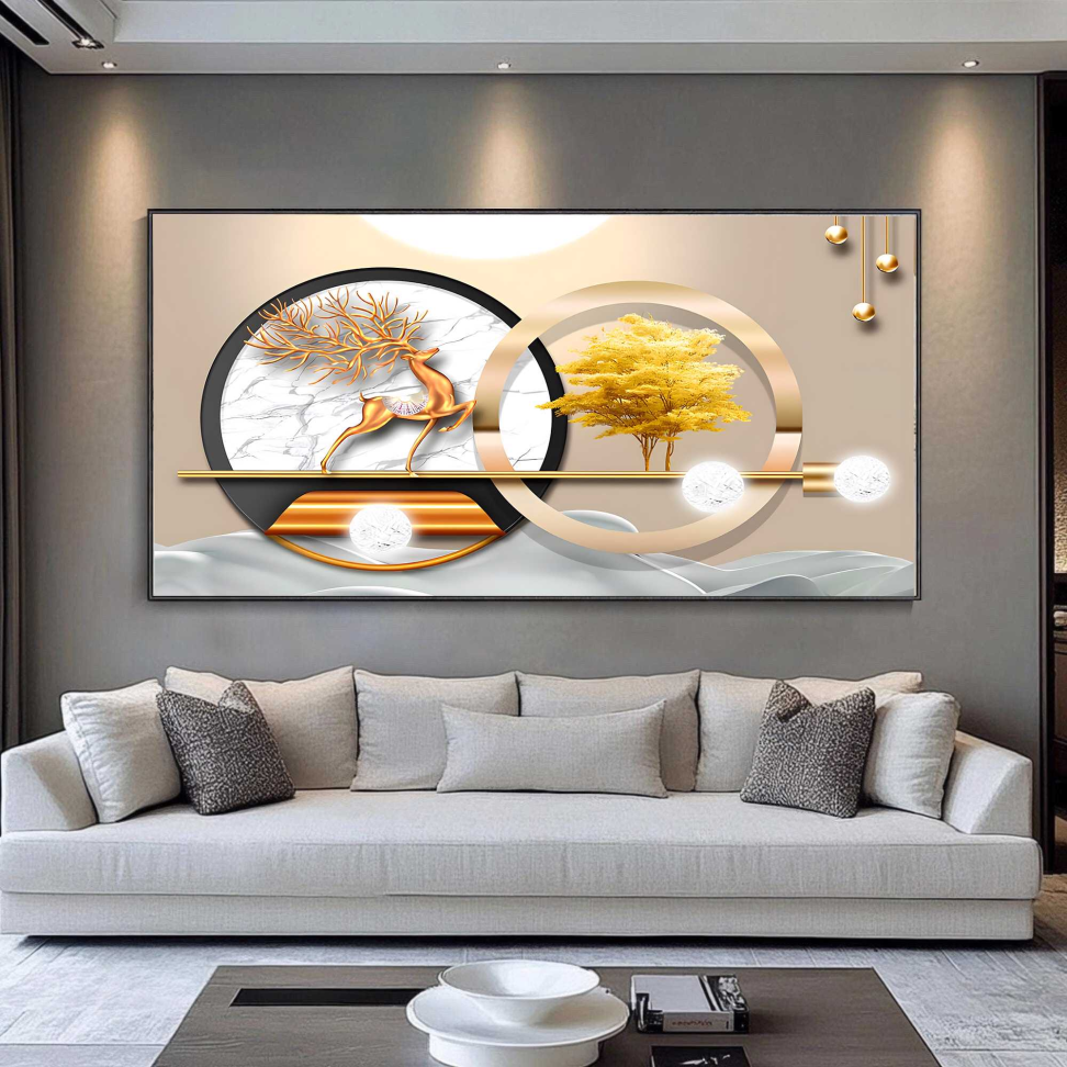 QUADRO ILUSTRAÇÃO DECOR EM ARTE MODERNA - #4