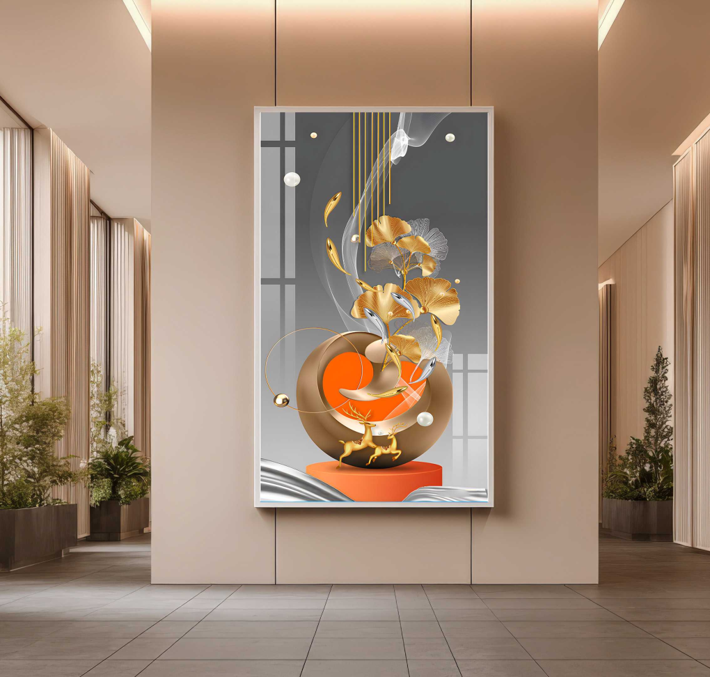 QUADRO MODERNA ARTE EM ILUSTRAÇÃO DECOR - #5