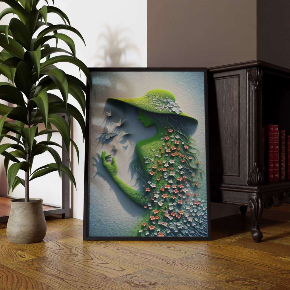 QUADRO EM BELA ARTE MINUMALISTA DECOR - #2