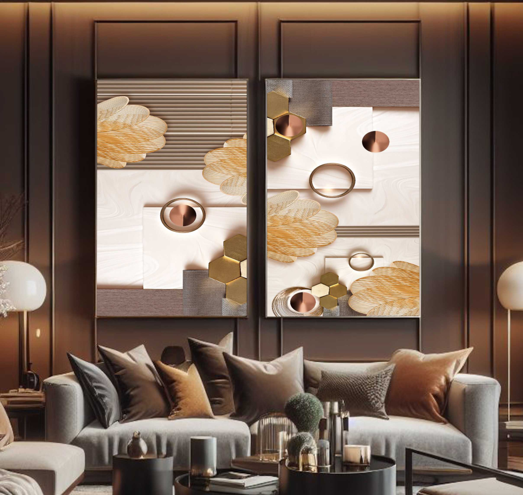 KIT DE DECORAÇÃO ILUSTRAÇÃO EM 3D MODERNO - #5