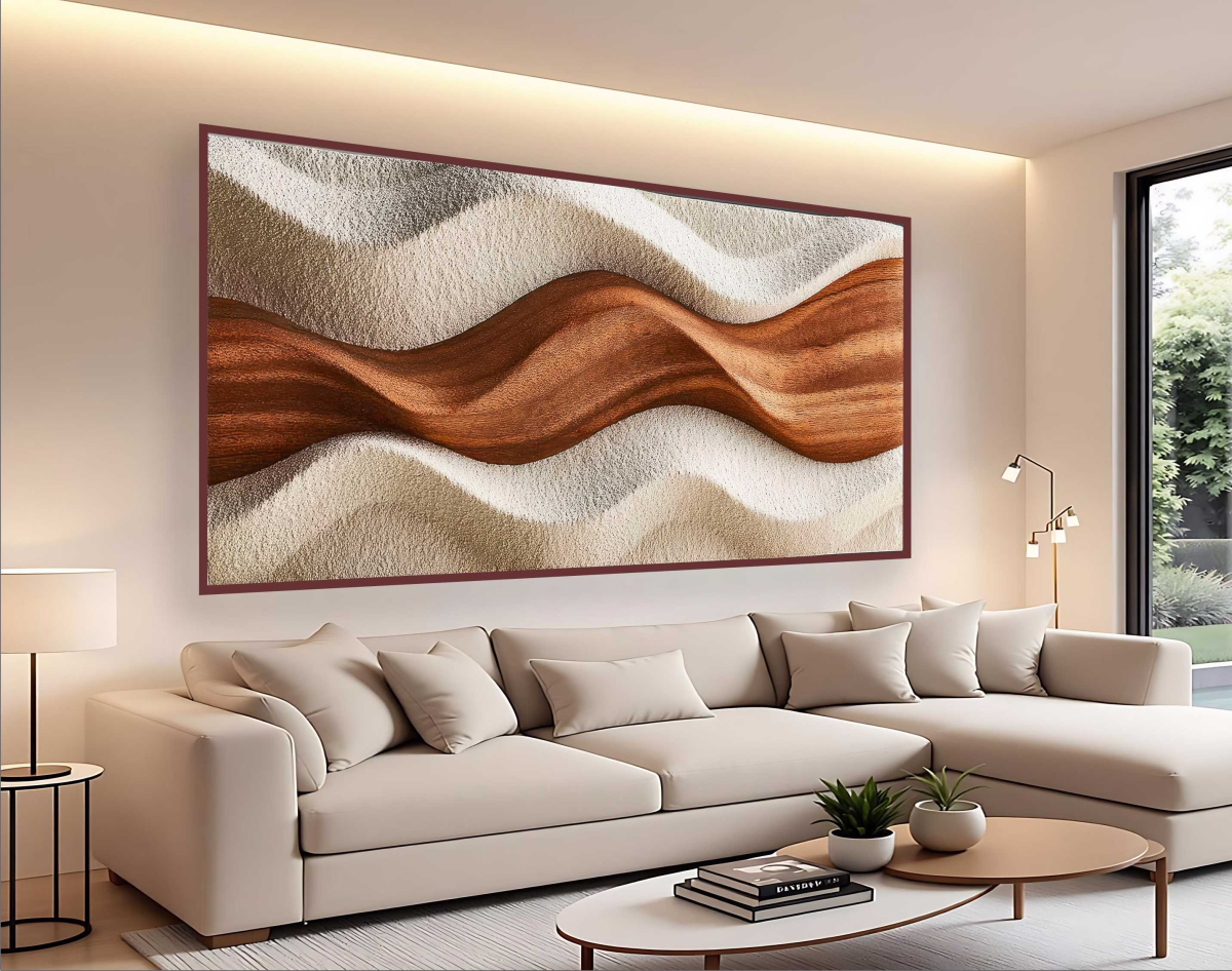 QUADRO EM MODERNA ARTE ABSTRATA DECOR - #3