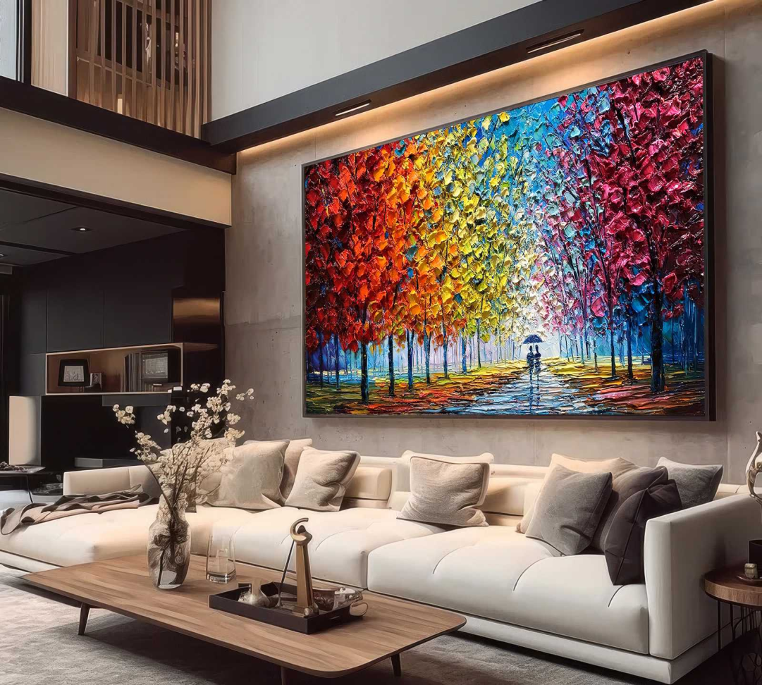 QUADRO UMA BELA PINTURA ABSTRATA - #4