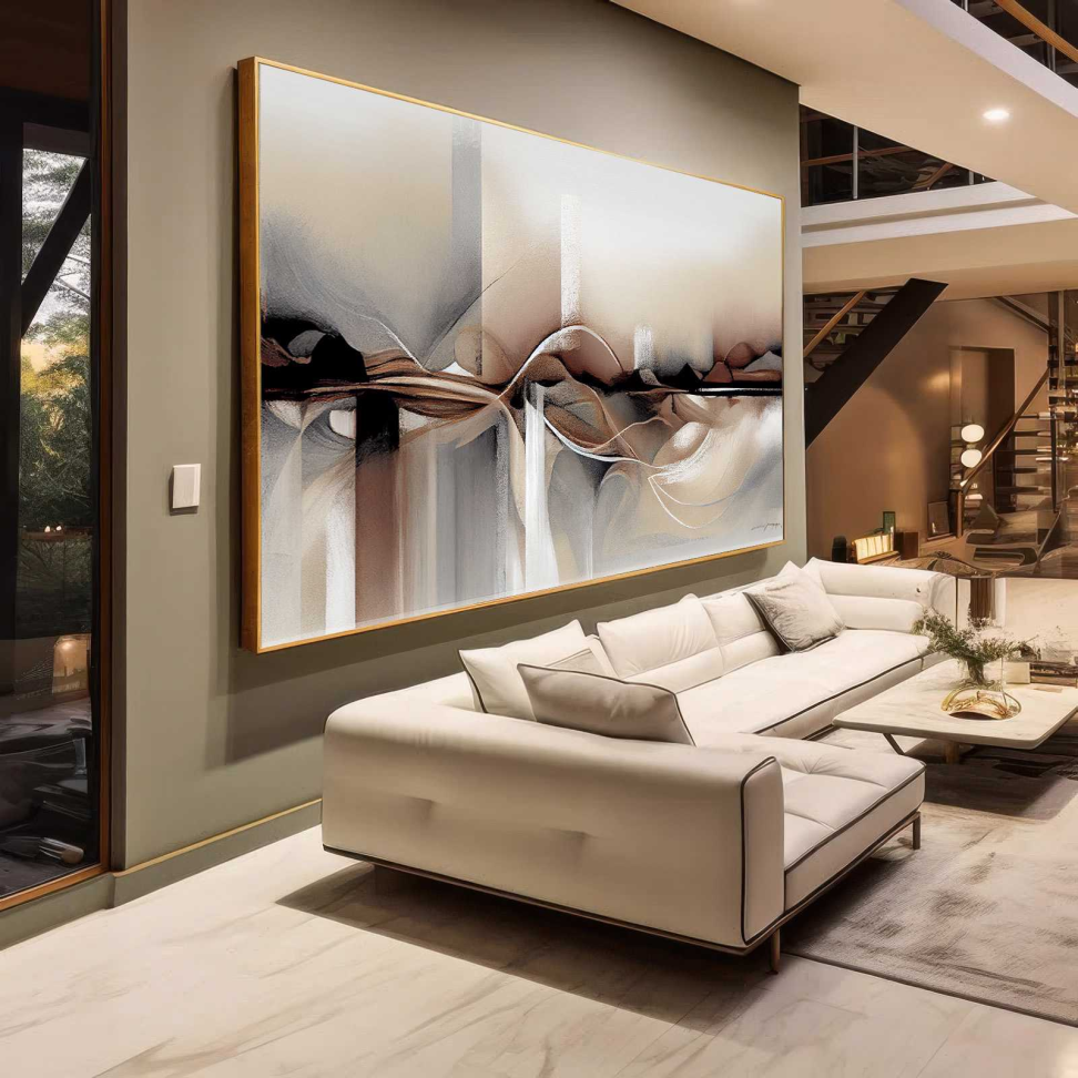 QUADRO  ARTE EM ABSTRATO DECOR - #2