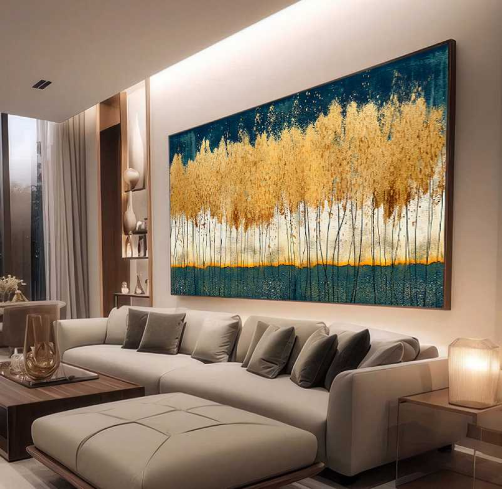 QUADRO ABSTRATO EM PINTURA MODERNA - #2