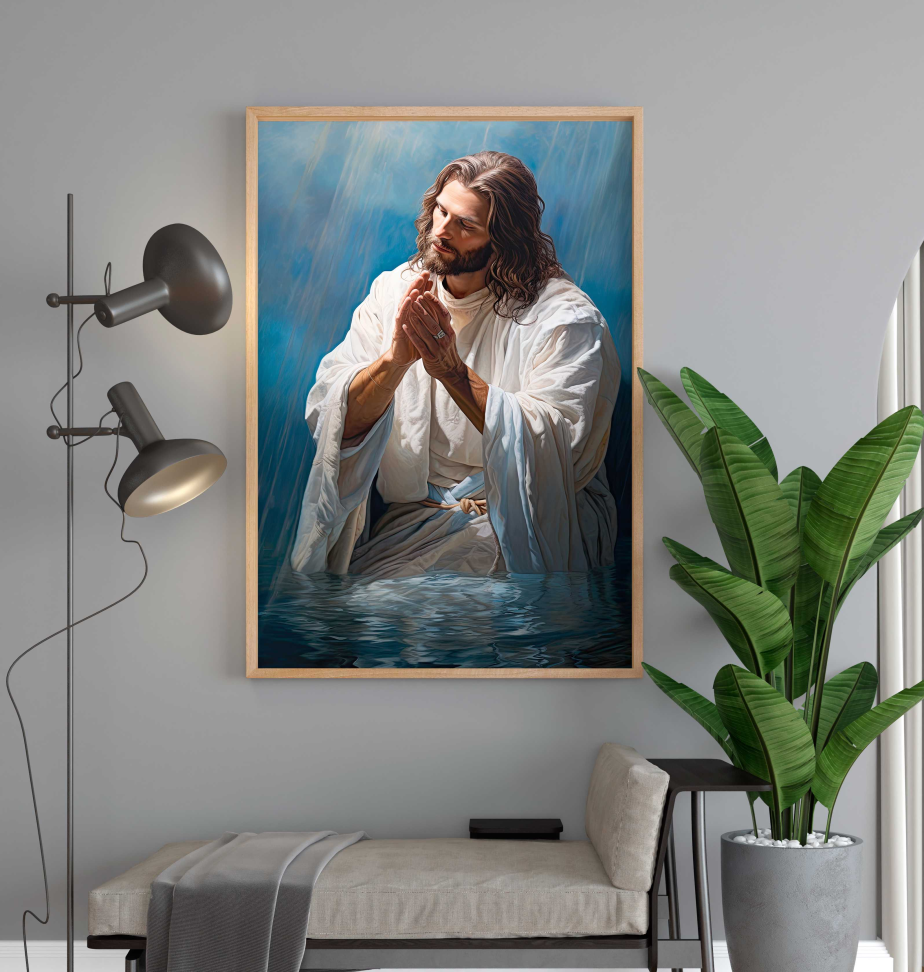 QUADRO CRISTO EM ORAÇÃO DIVINA - #2