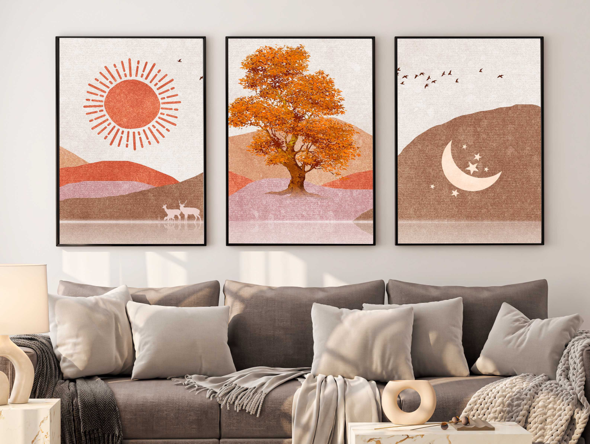 CONJUNTO ILUSTRAÇÃO A PAISAGEM DECOR - #3