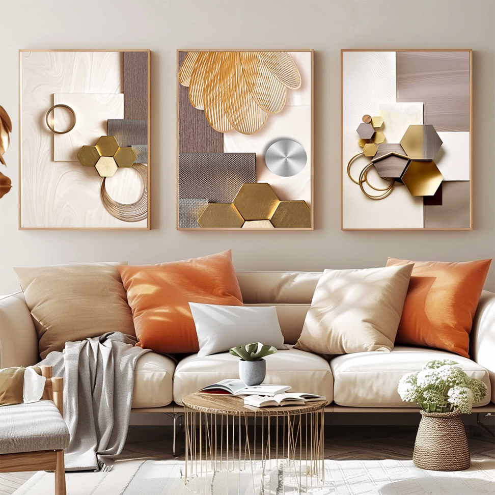 CONJUNTO GEOMETRICOS EM 3D MODERNOS - #3