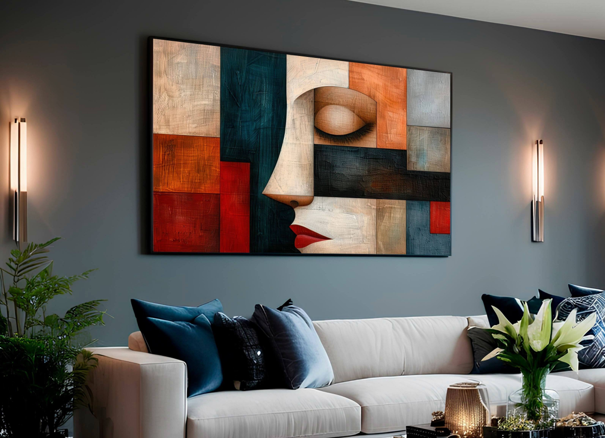 QUADRO ARTE PINTURA MINIMALISTA ABSTRATA - #2