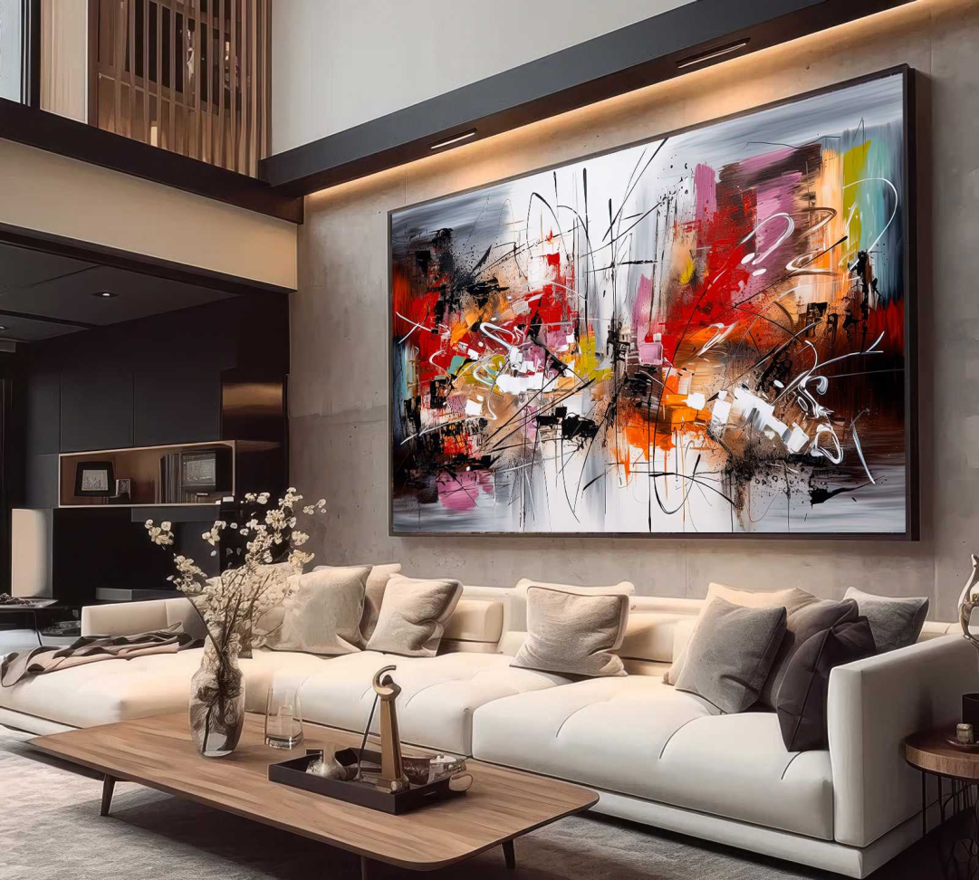 QUADRO ABSTRATO SURREAL - #3