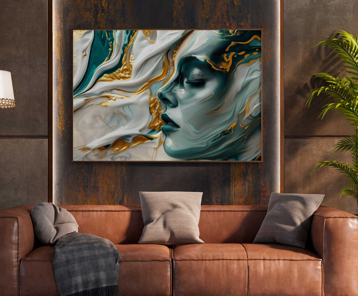 QUADRO ABSTRATO MINIMALISTA ARTE MODERNA - #5