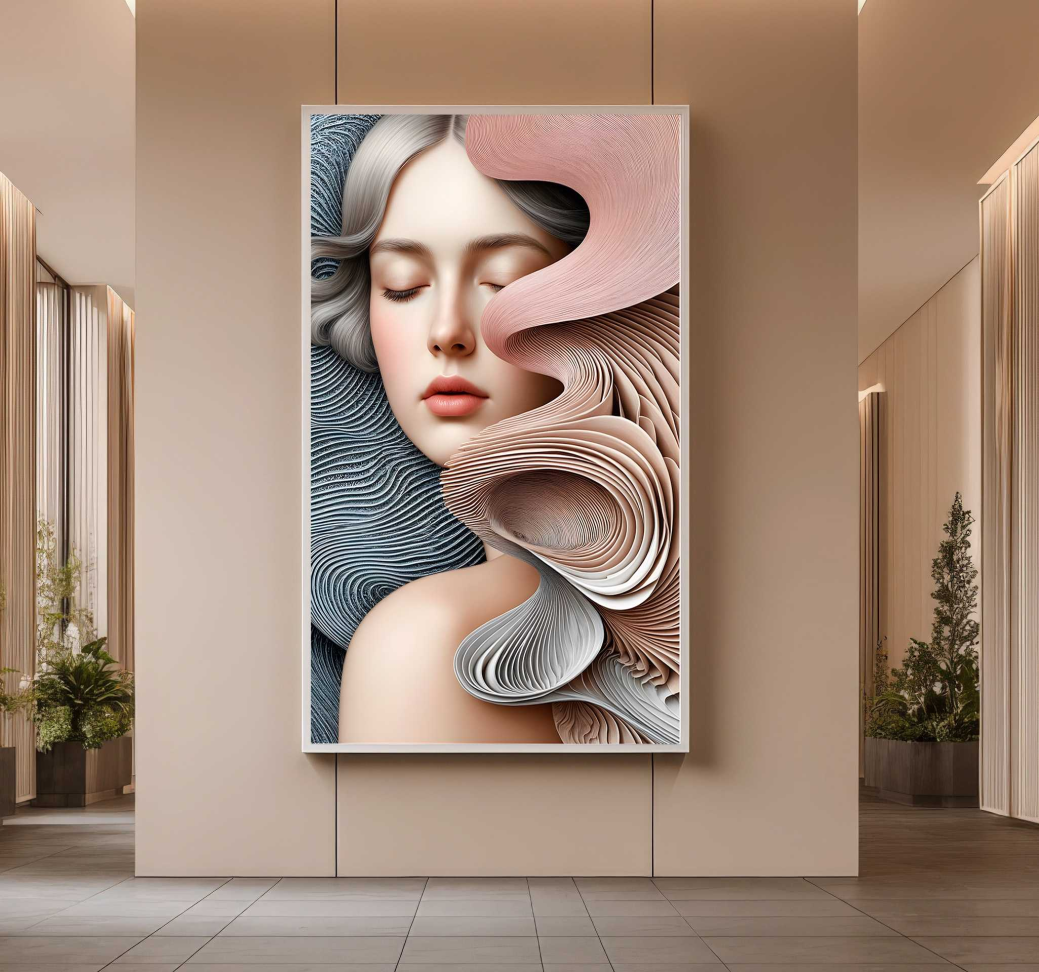 QUADRO MINIMALISTA EM ARTE ABSTRATA - #4