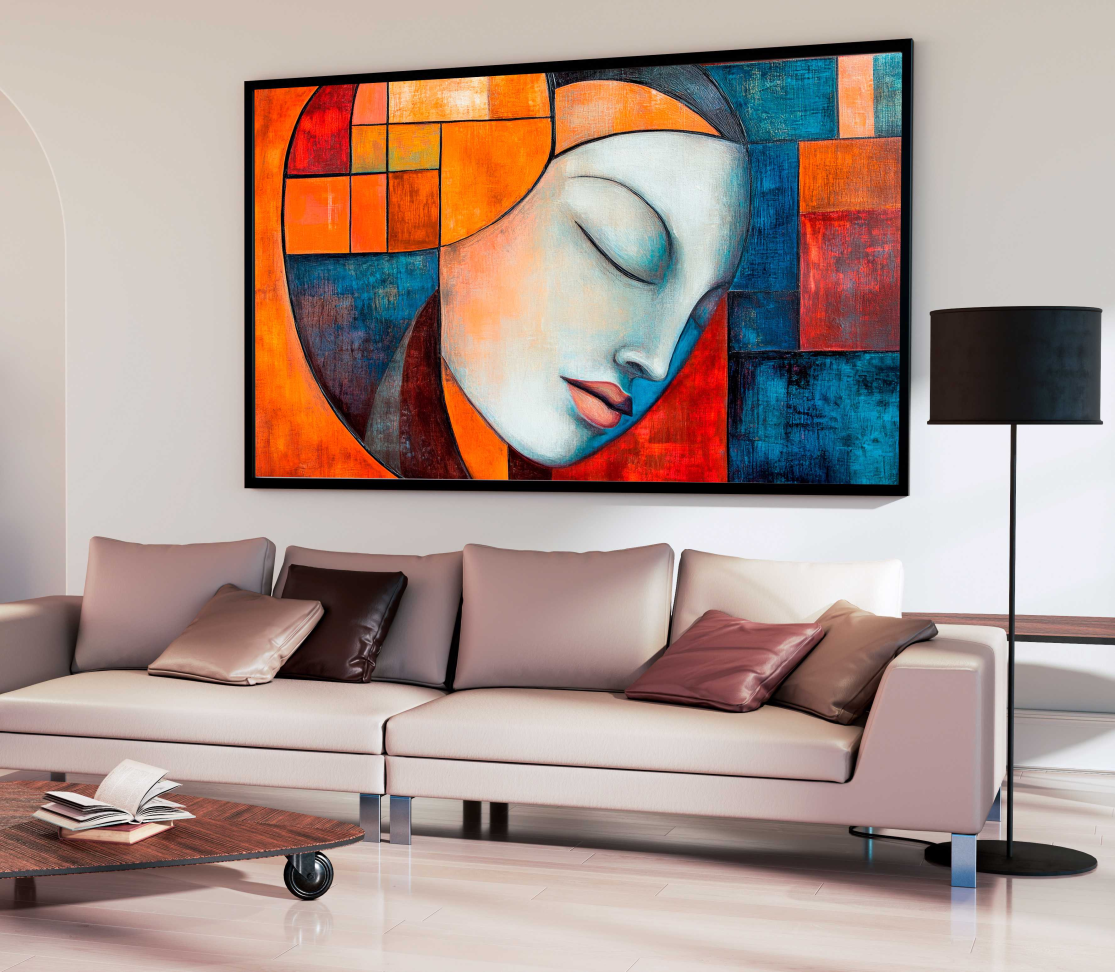 QUADRO EM ABSTRATO  ARTE MINIMALISTA - #4