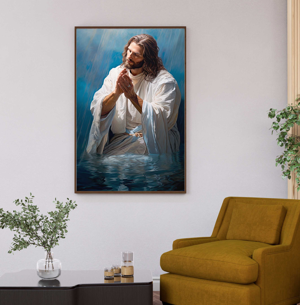 QUADRO CRISTO EM ORAÇÃO DIVINA - #3