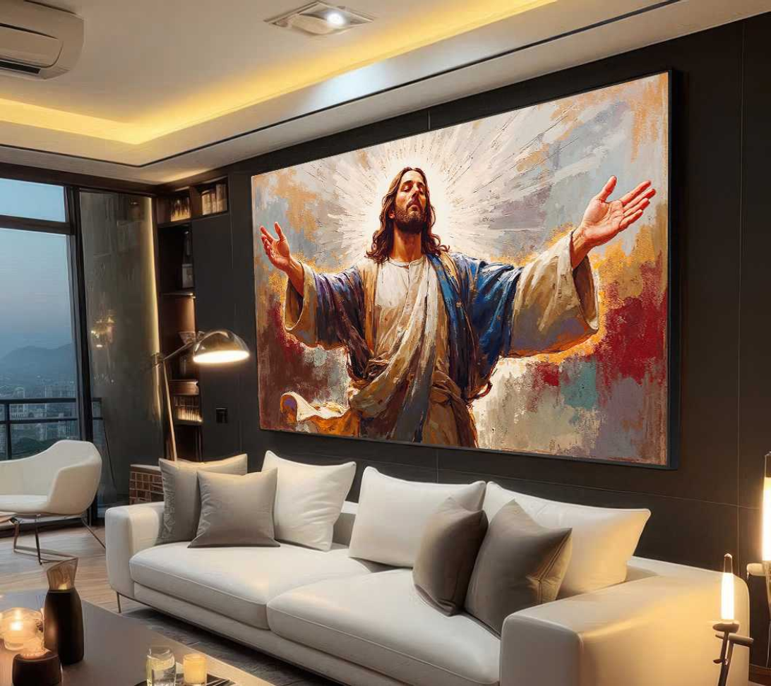 QUADRO JESUS DE BRAÇOS ABERTOS - #4