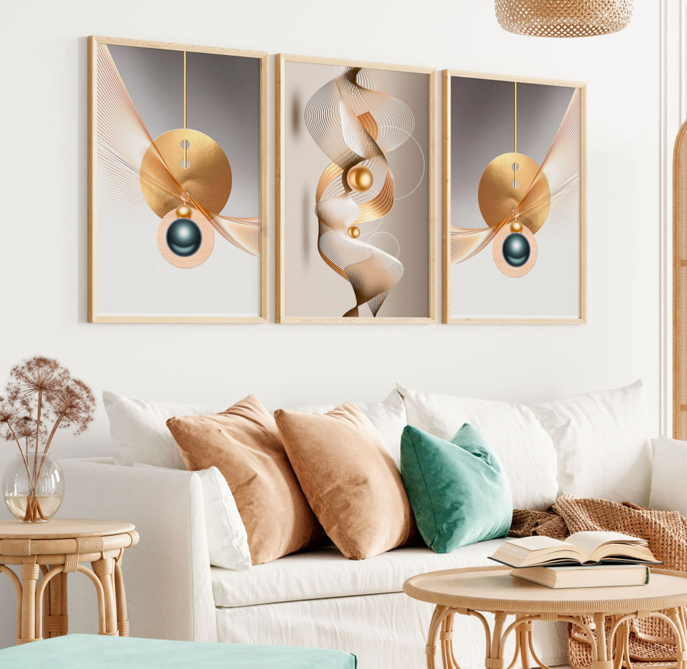 CONJUNTO  DOURADO DECOR - #2