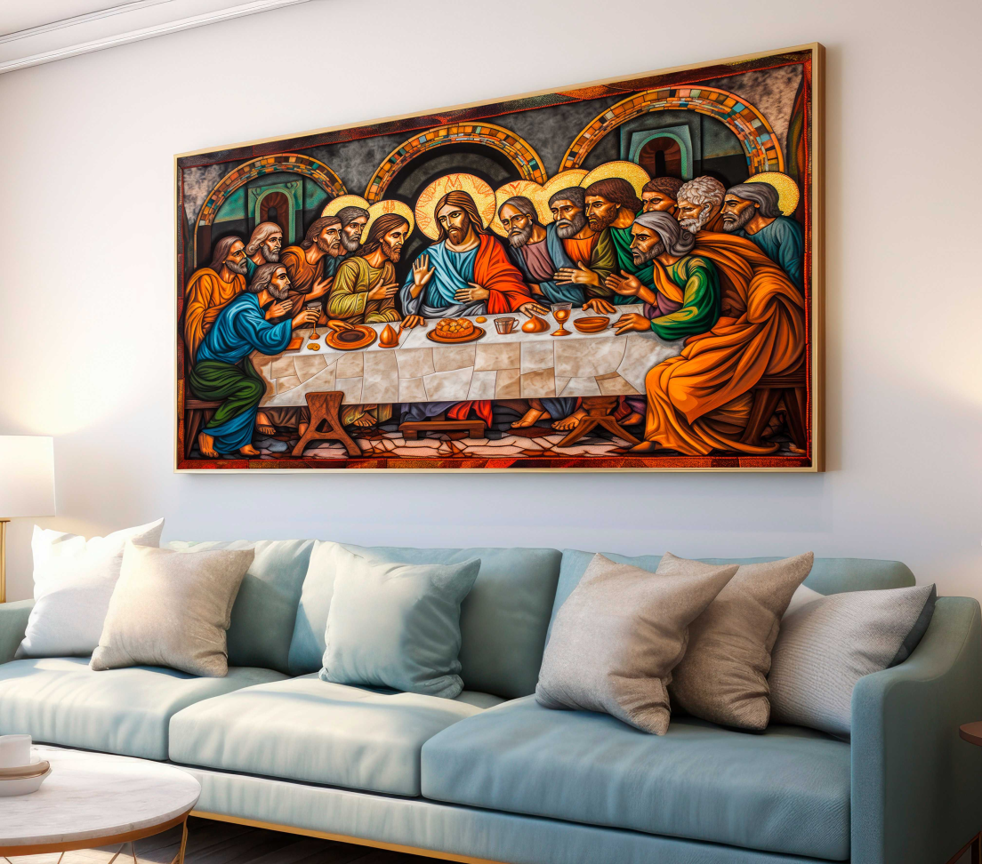 QUADRO ARTE SANTA CEIA - #3