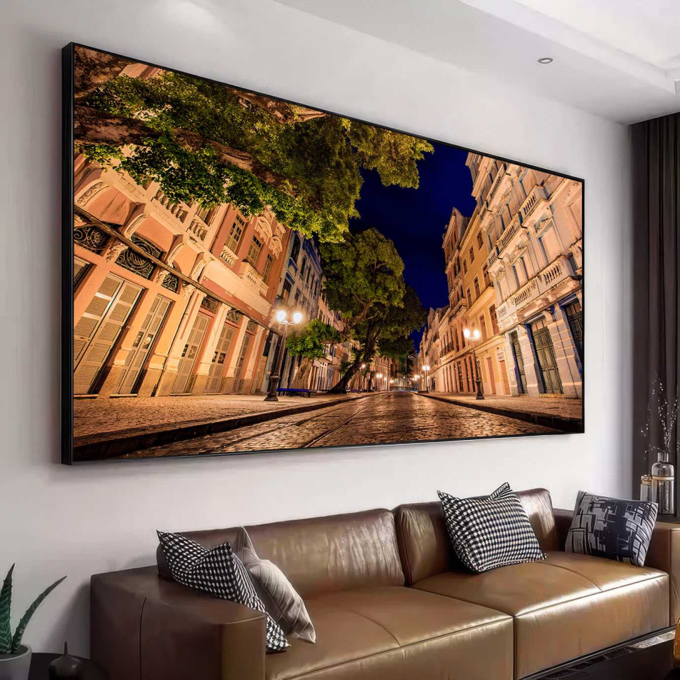 QUADRO RUA DO BOM JESUS A NOITE - #4