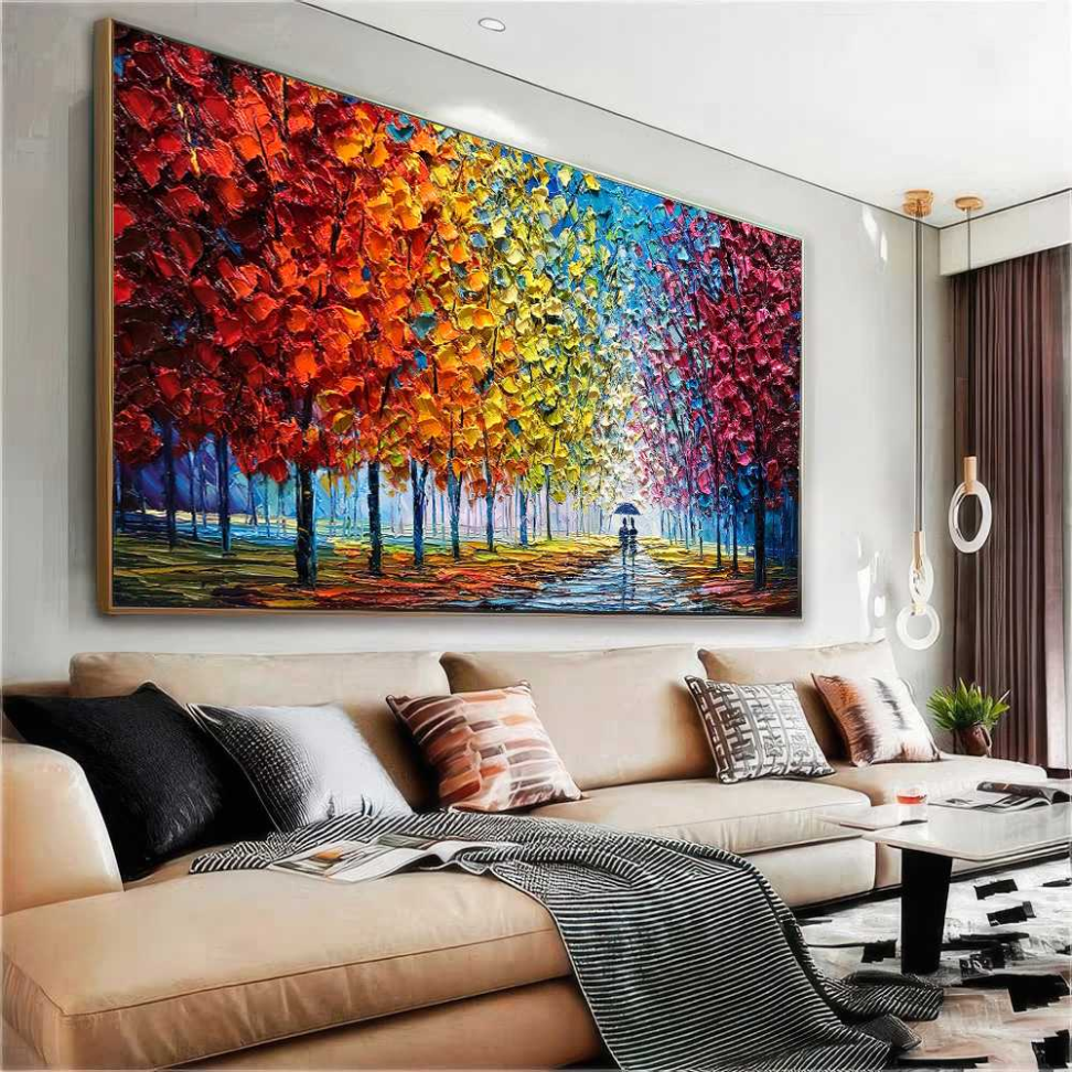 QUADRO UMA BELA PINTURA ABSTRATA - #5