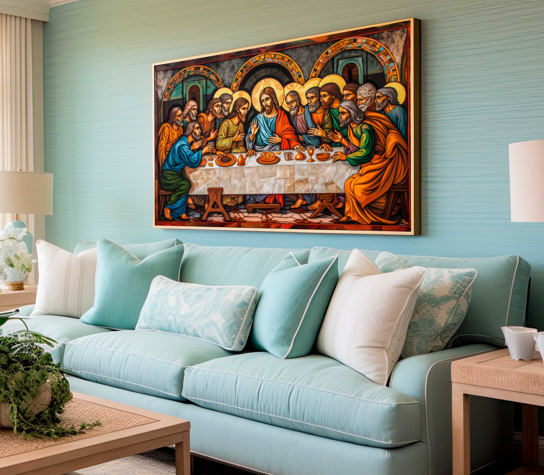 QUADRO ARTE SANTA CEIA - #2