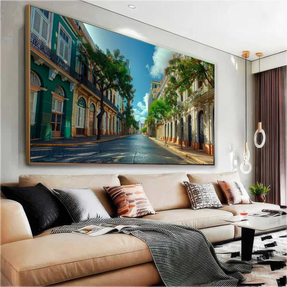 QUADRO UMA  BELA RUA DO RECIFE ANTIGO - #3