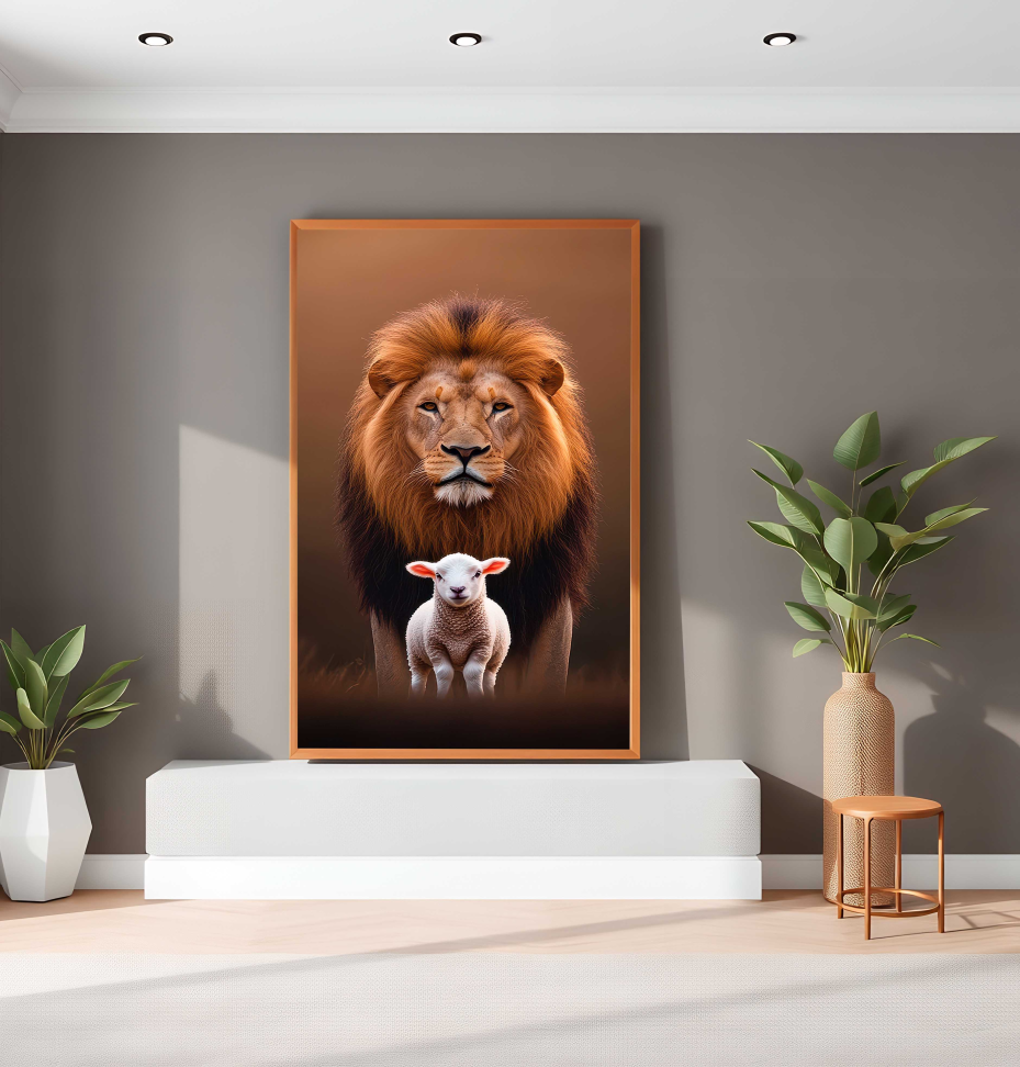 QUADRO O LEÃO E A OVELHA - #3