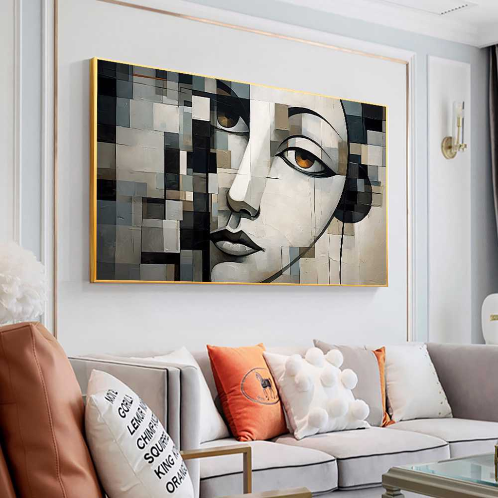 QUADRO BELA ARTE ABSTRATA MINMALISTA DECOR - #2