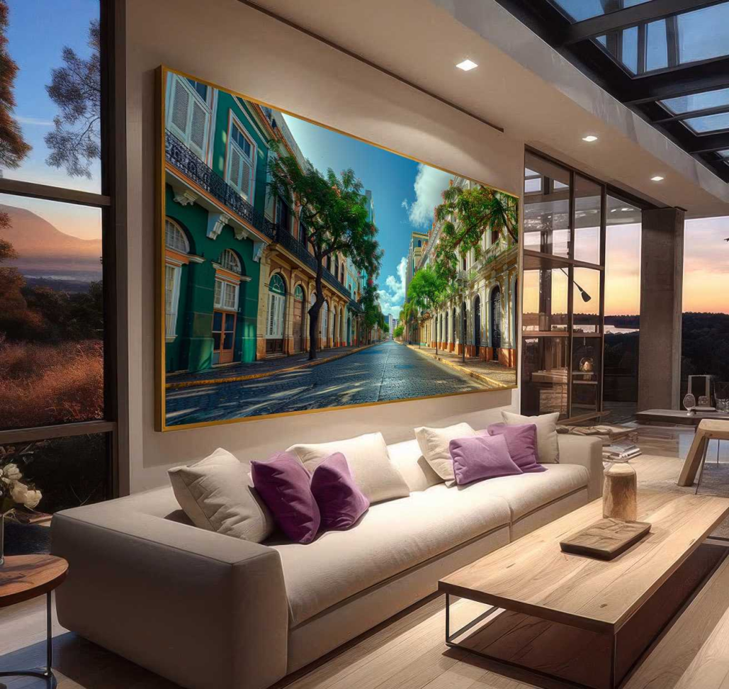 QUADRO UMA  BELA RUA DO RECIFE ANTIGO - #4