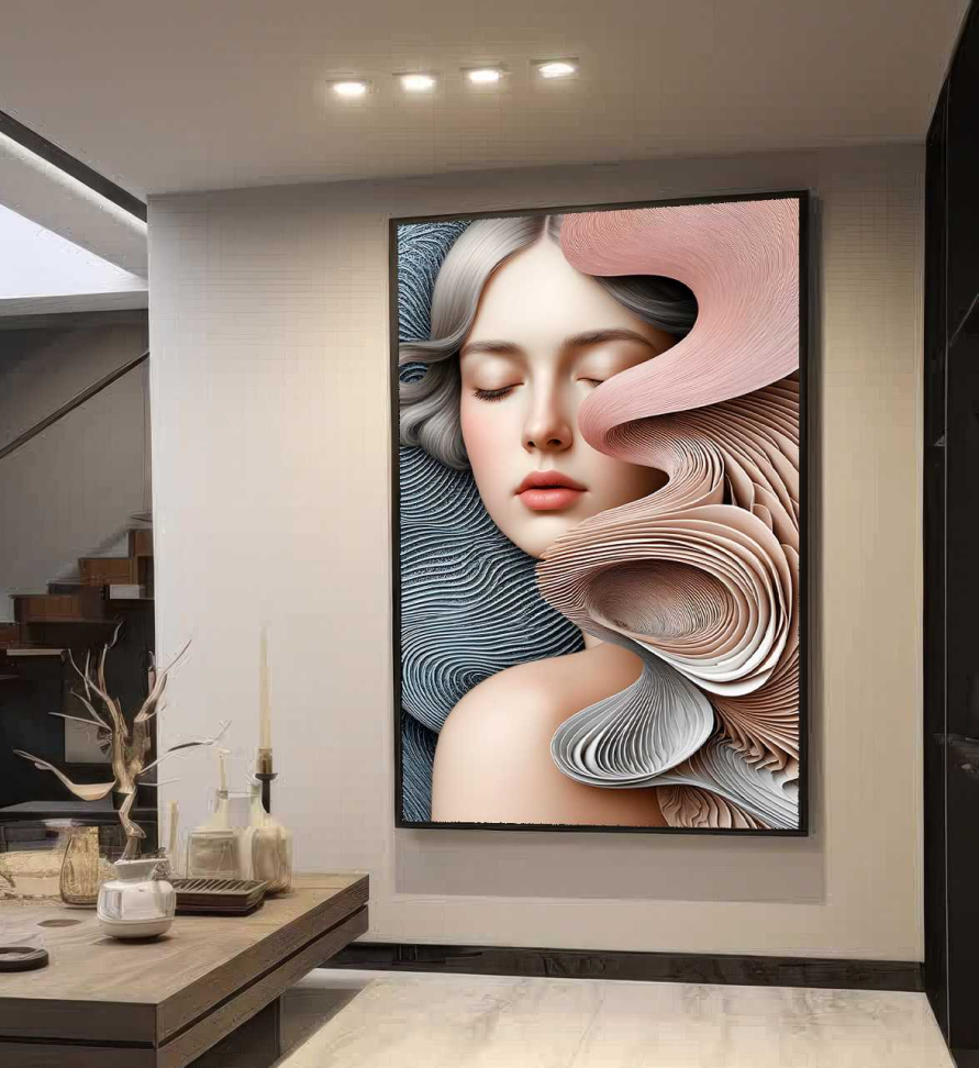 QUADRO MINIMALISTA EM ARTE ABSTRATA - #3