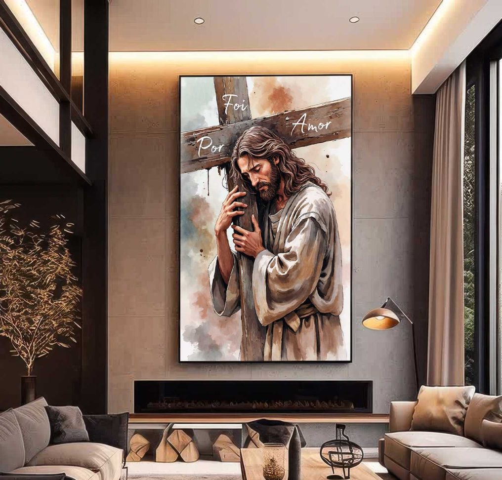 QUADRO JESUS FOI POR AMOR - #2