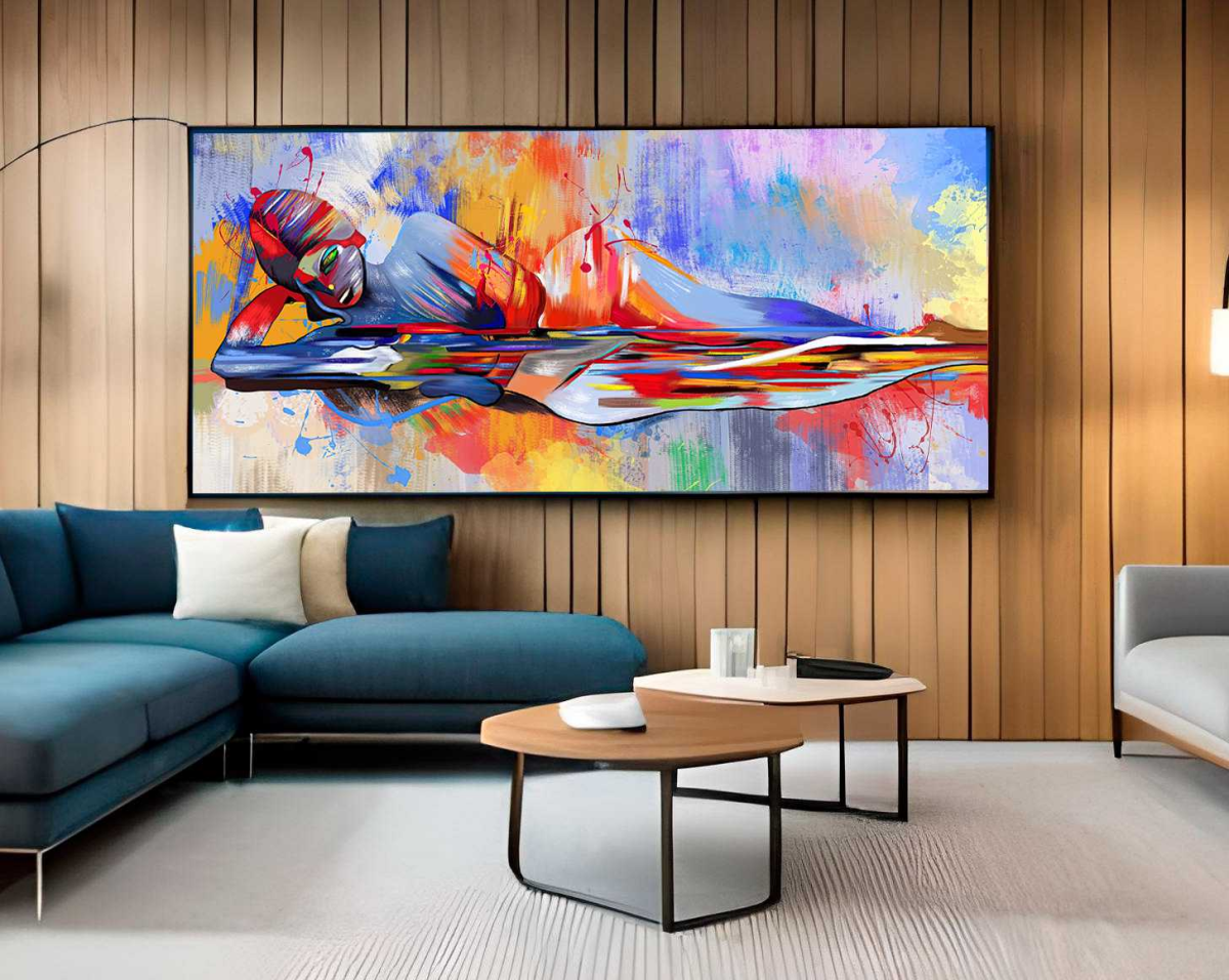 QUADRO BELA ARTE PINTURA ABSTRATA - #3