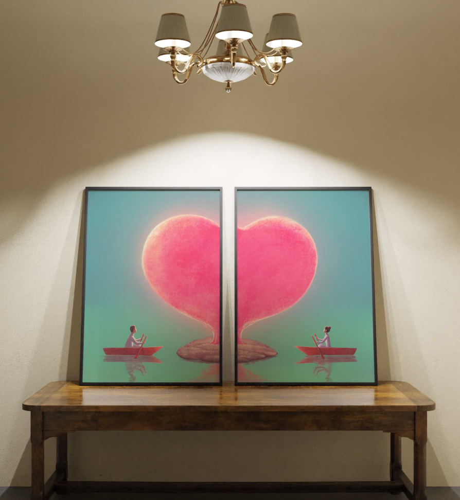 KIT DECORATIVO ENCONTRO AO CORAÇÃO - #4