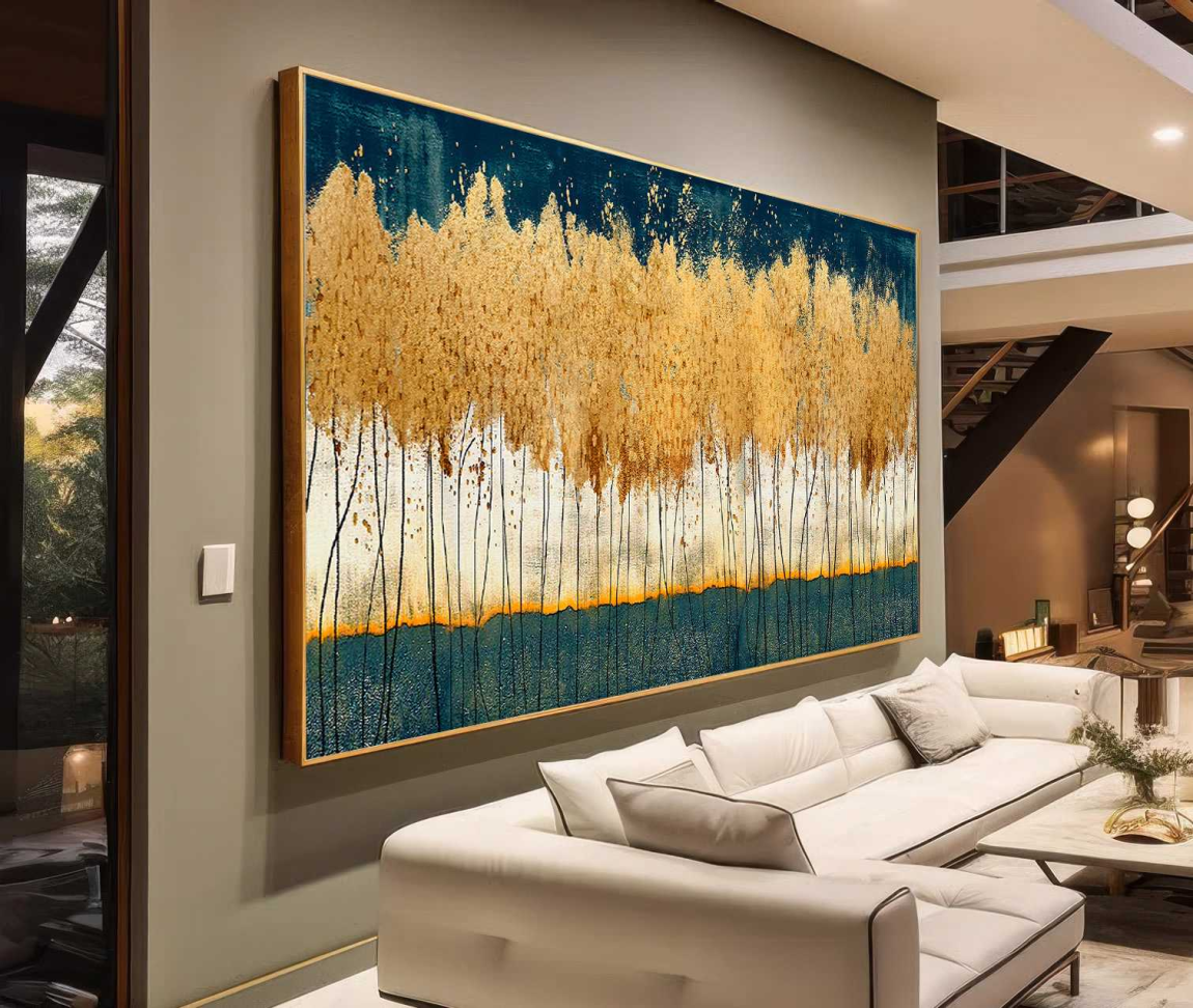 QUADRO ABSTRATO EM PINTURA MODERNA - #5