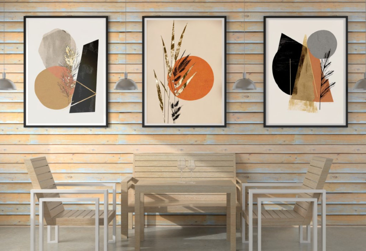 CONJUNTO ABSTRATO LUXUOSO E MODERNO - #1