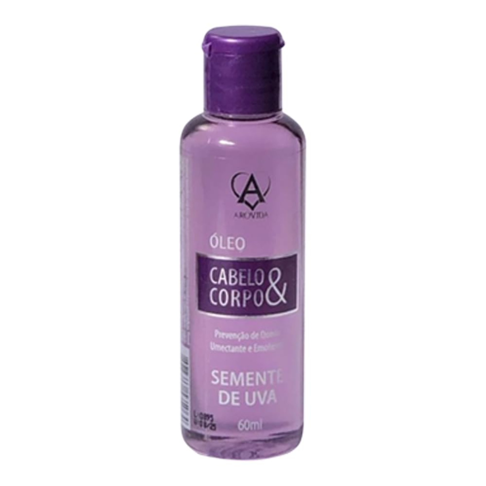 Óleo Cabelo e Corpo Semente de Uva Arovida 60ml - Drogaria e Perfumaria ...