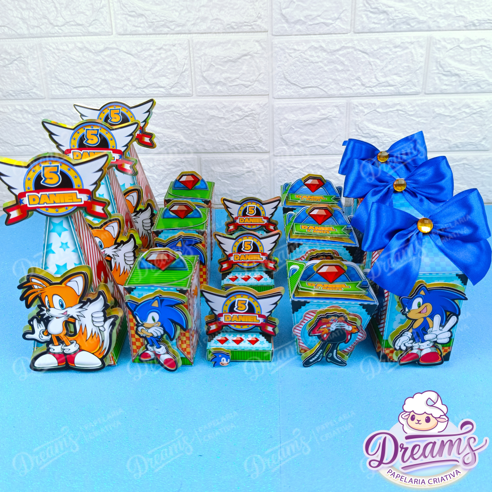 Kit Dreams Super Personalizado – Sonic | 20, 30 ou 50 Caixas - #3