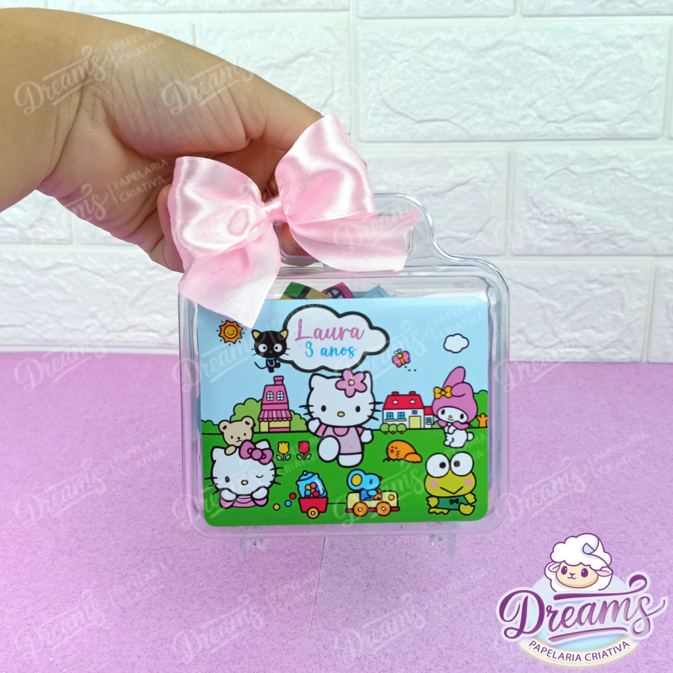 Kit com 20 Quebra-Cabeças de 12 Peças na Maletinha – Hello Kitty - #4