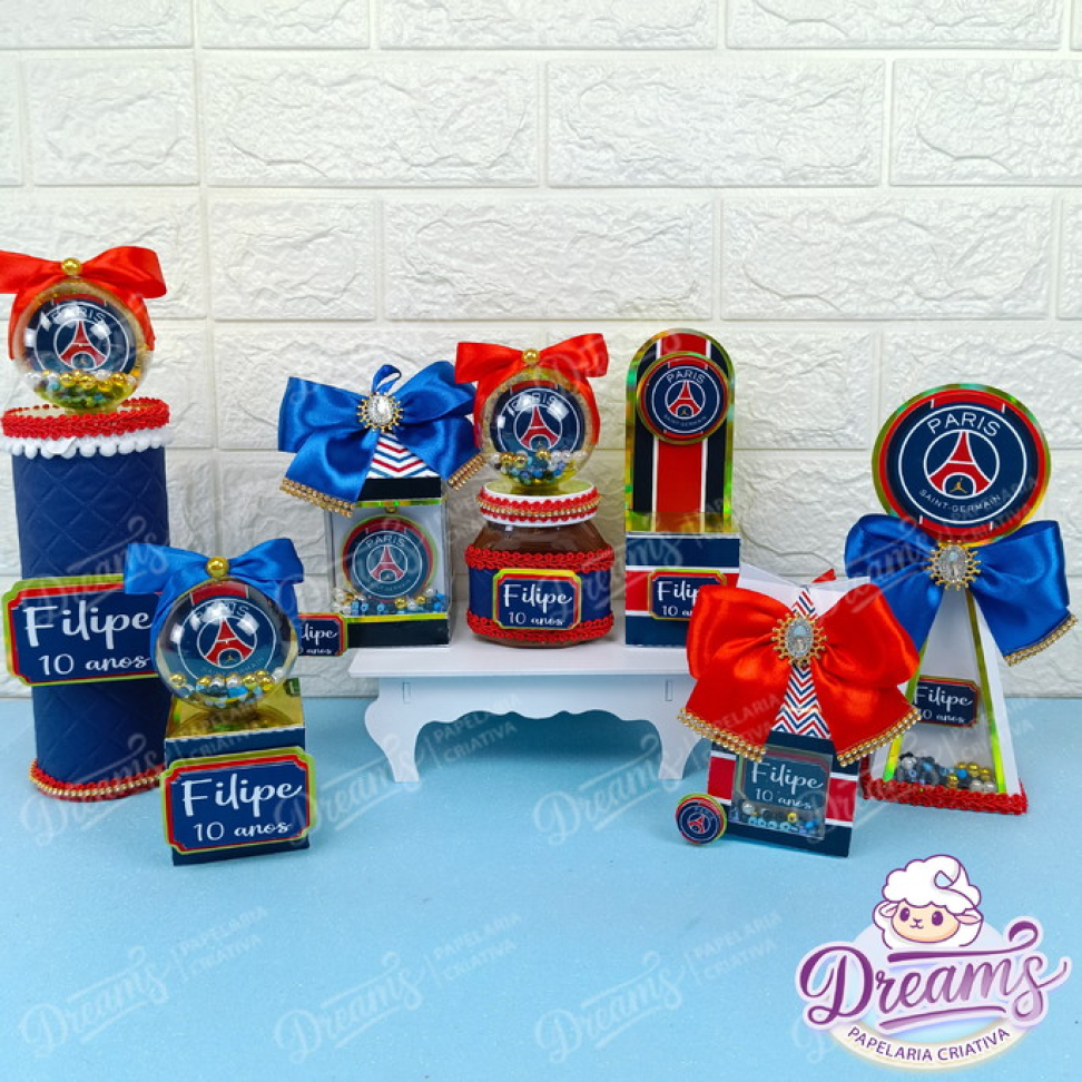 Kit Dreams Mega com 26 Itens Personalizados – PSG