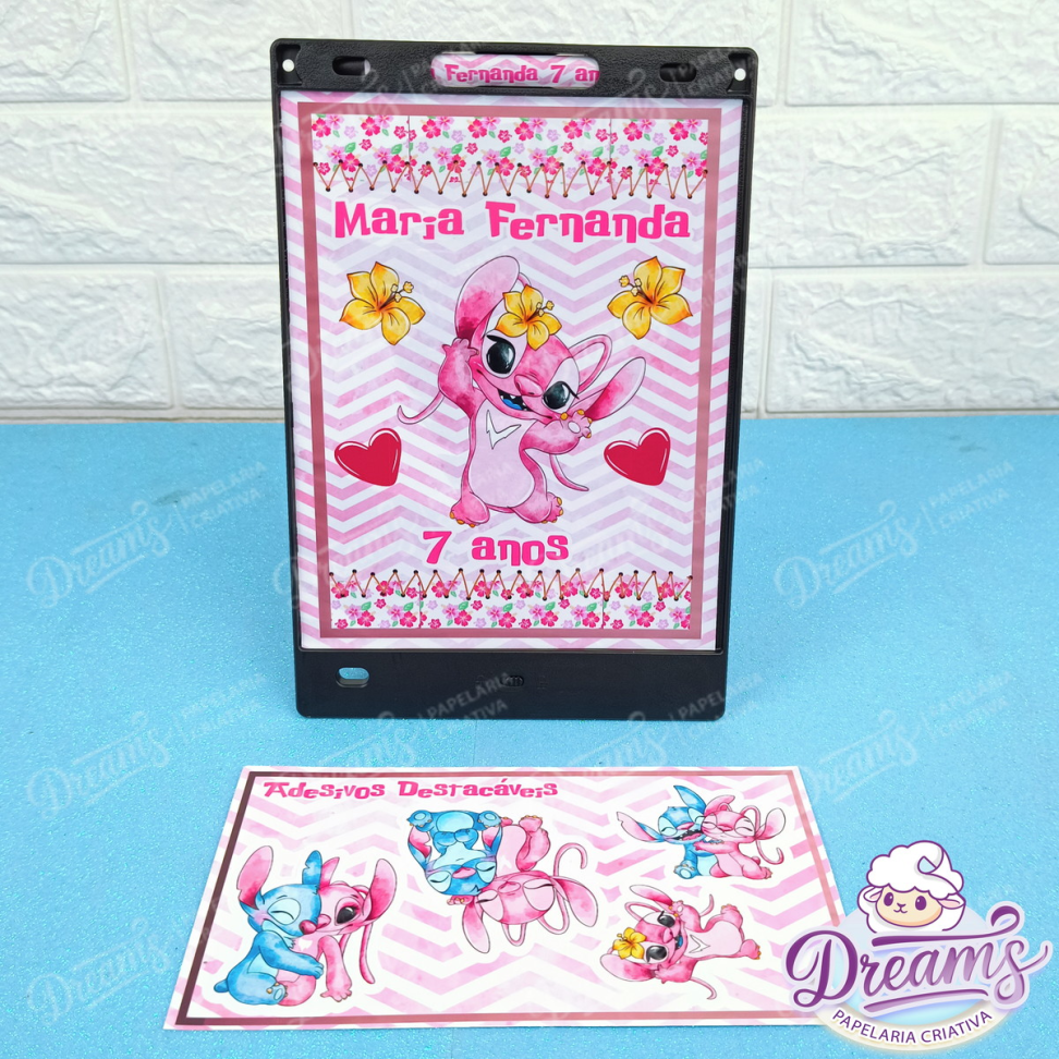 Kit com 20 Lousas Mágicas LCD de 8,5 Polegadas – Lilo e Angel - #3
