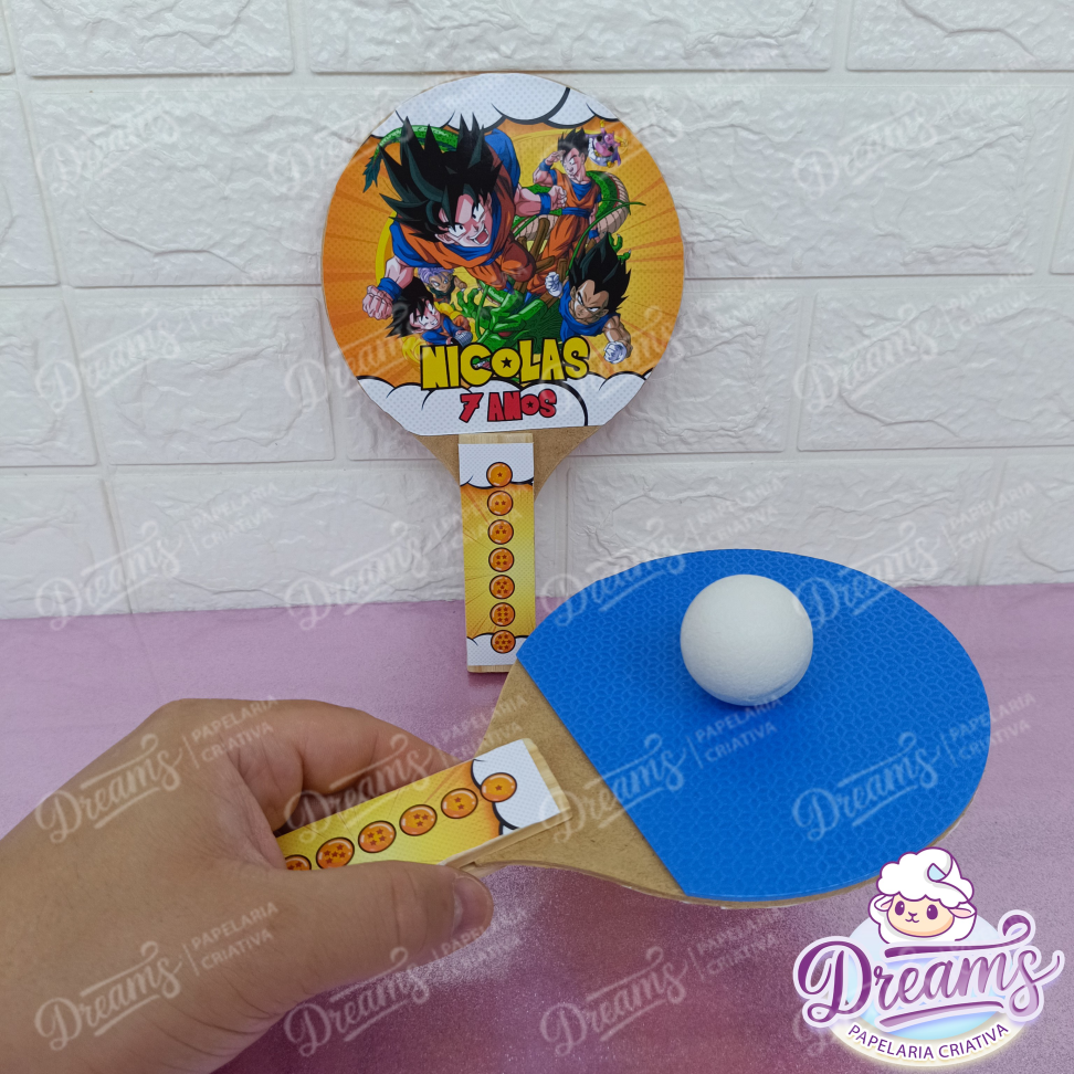 20 Raquetes de Ping Pong Personalizadas Dragon Ball - #3