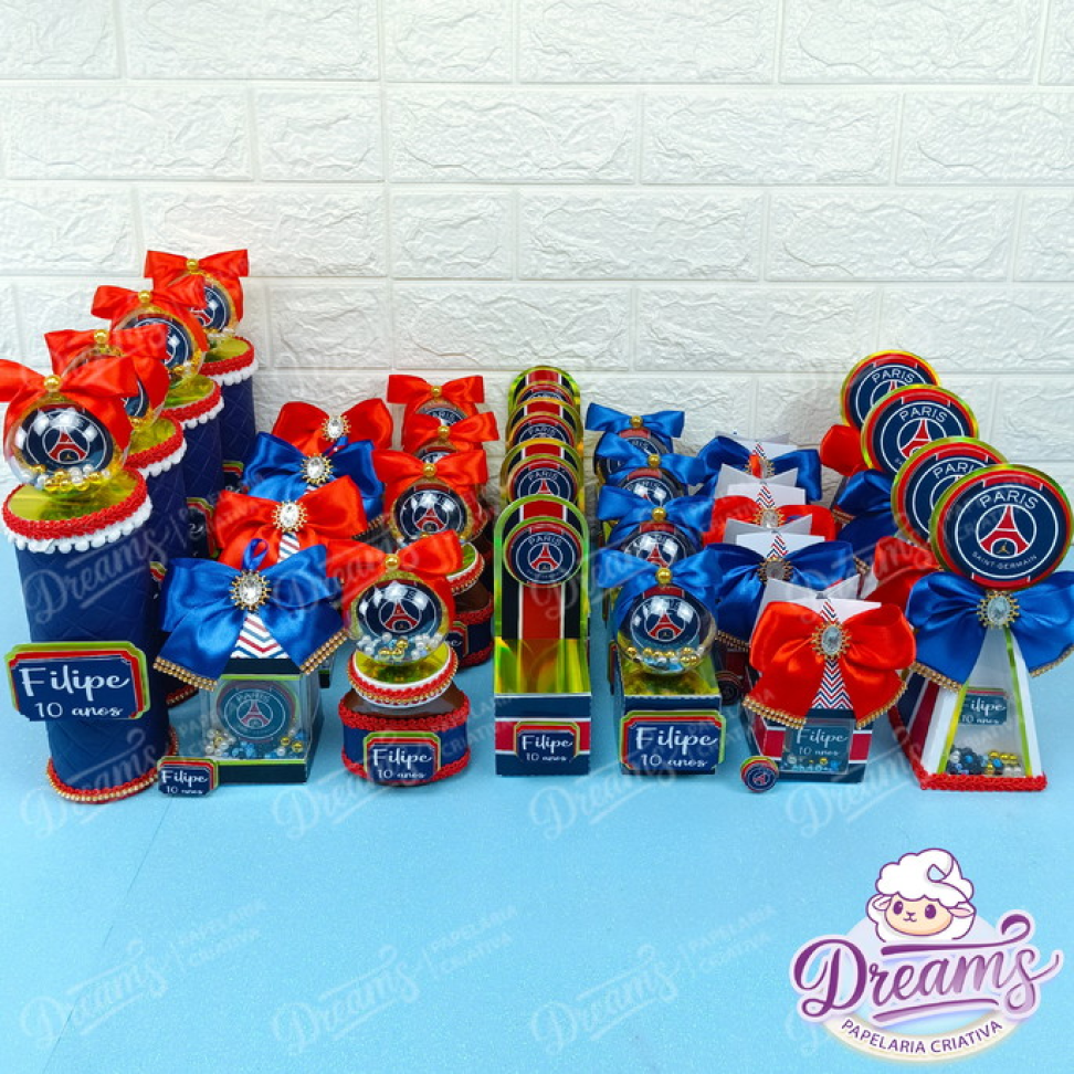 Kit Dreams Mega com 26 Itens Personalizados – PSG