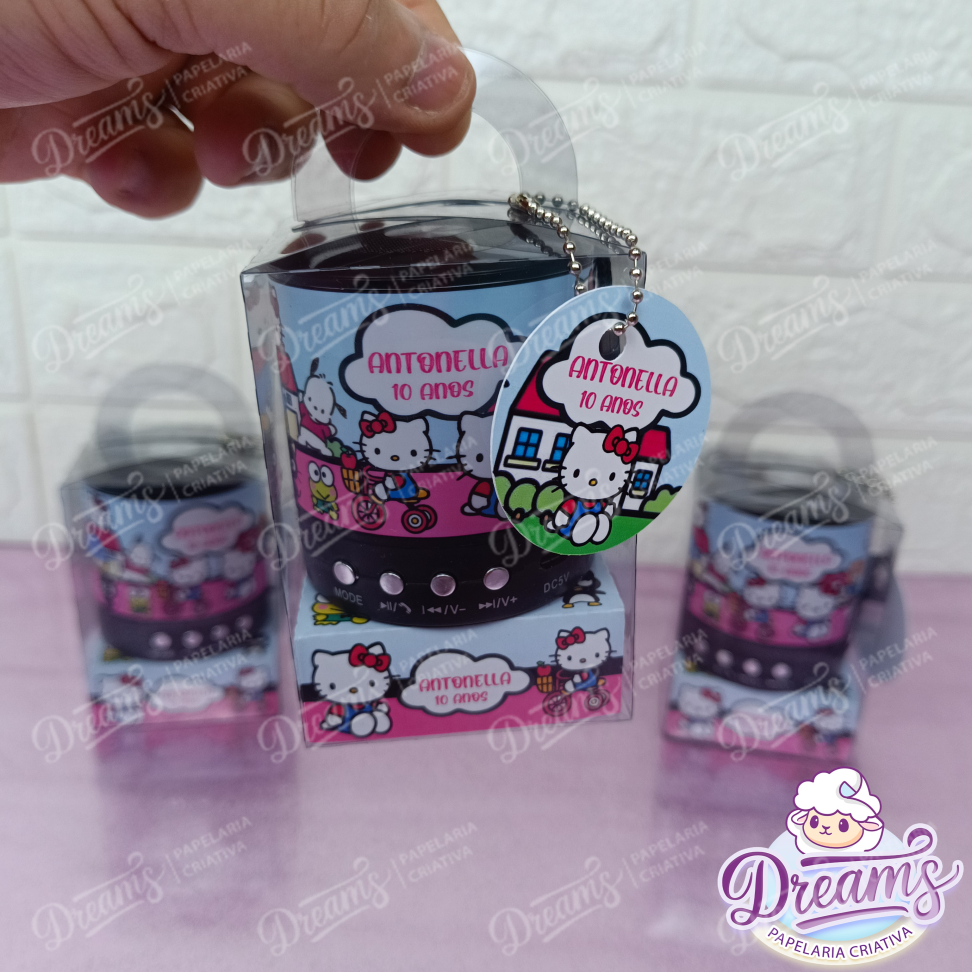 Kit com 20 Caixas de Som Bluetooth 887 Personalizadas – Hello Kitty - #6