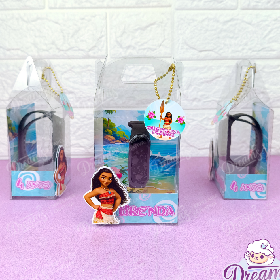 Kit com 10 Relógios Digitais Personalizados – Moana - #3