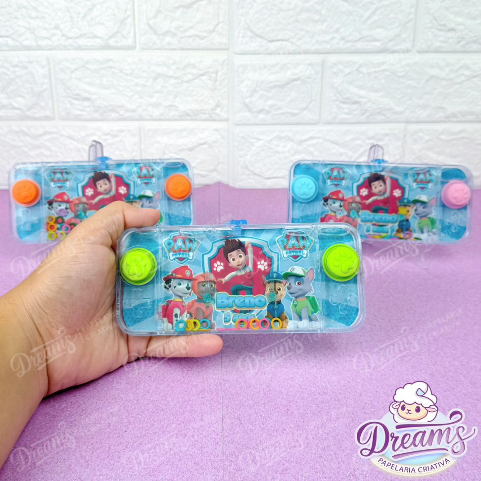 Kit com 20 Aquaplays Personalizados – Patrulha Canina