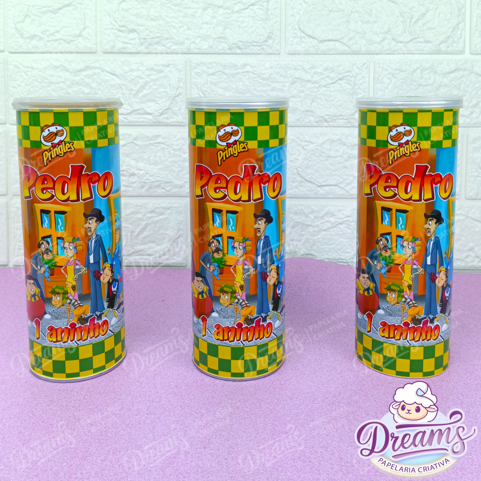 Kit com 20 Rótulos para Pringles 109 g – Chaves - #4
